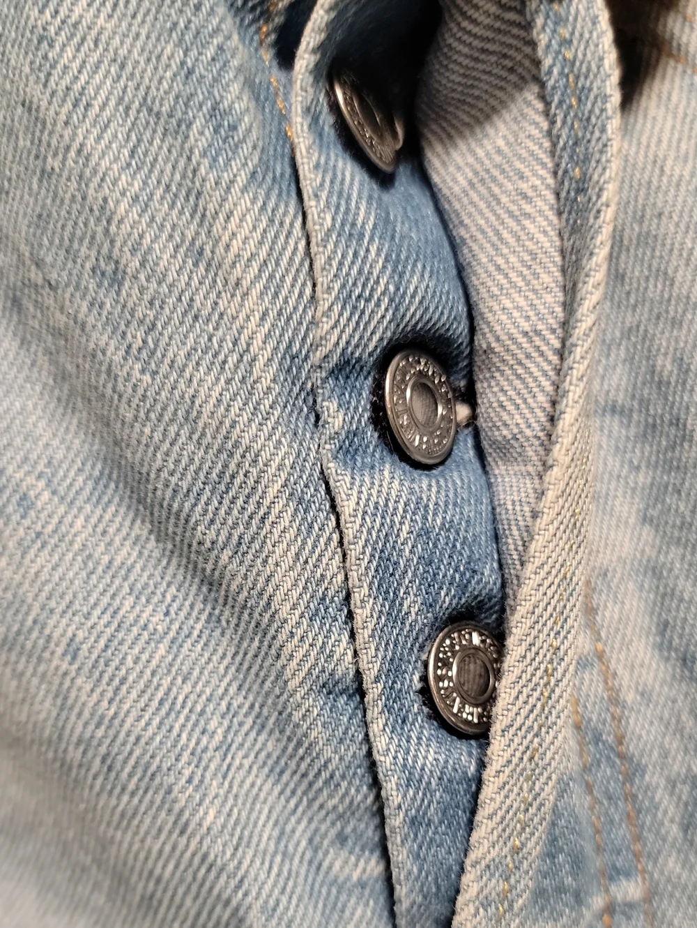 Levi's Pale Blue High-Rise Straight Jeans